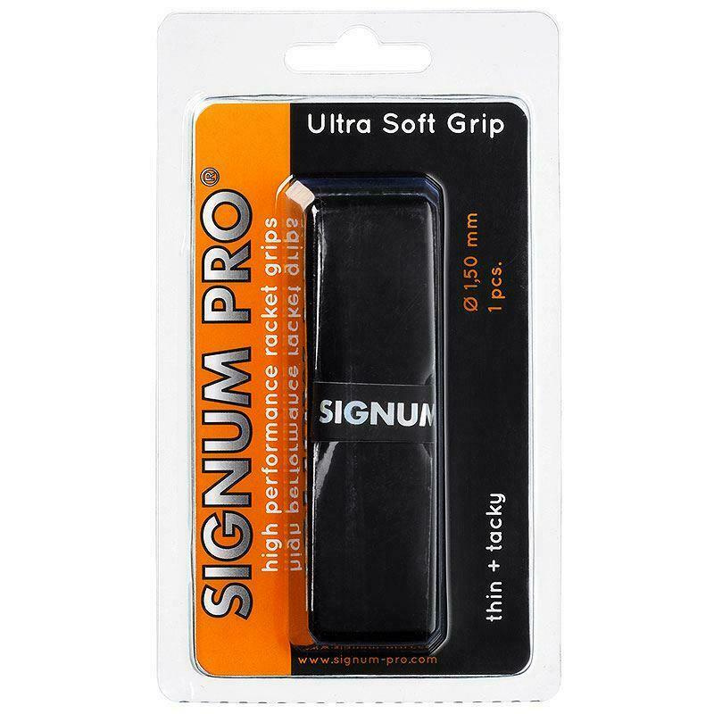 Grip Signum Pro Ultra Soft Thin + Tacky Negro - Sur SportsAccesorios