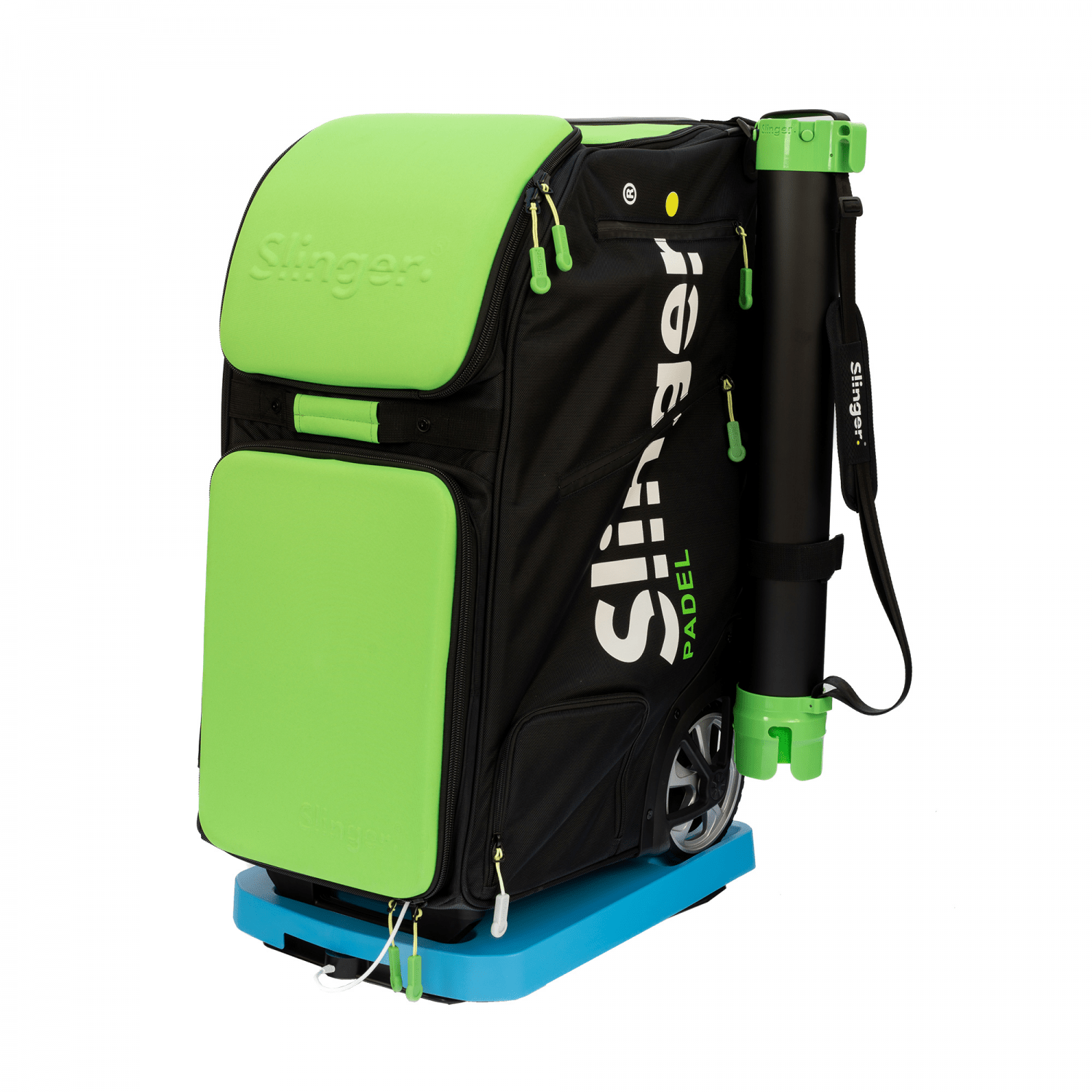 Maquina Lanza Pelotas SLINGER Padel Verde - Negro - Sur SportsAccesorios