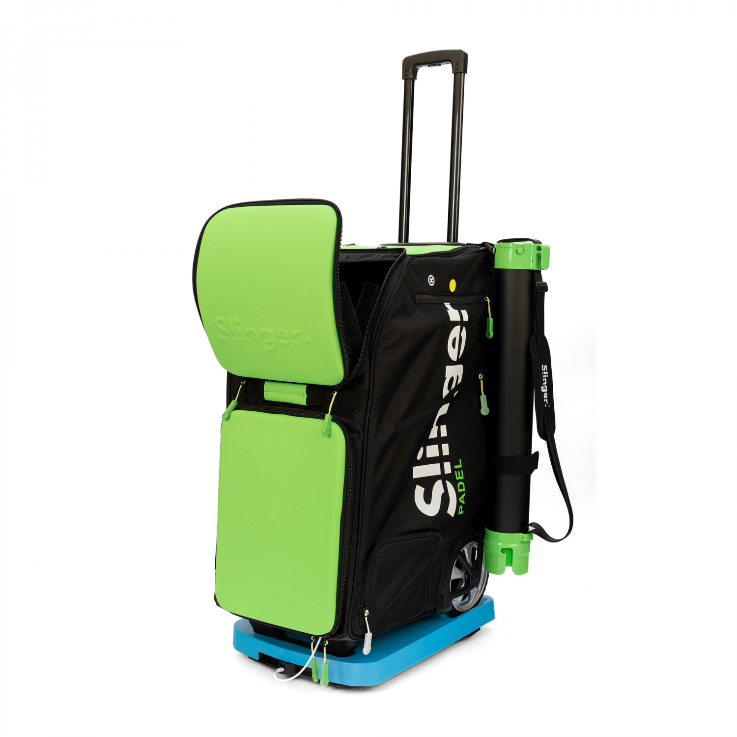 Maquina Lanza Pelotas SLINGER Padel Verde - Negro - Sur SportsAccesorios
