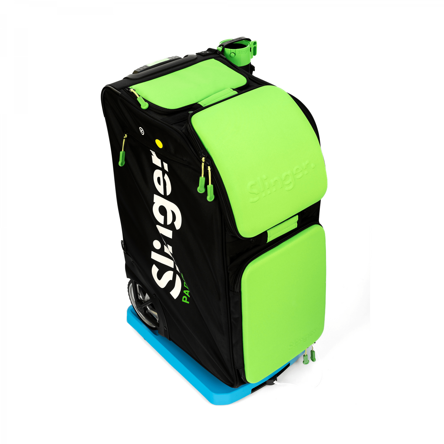 Maquina Lanza Pelotas SLINGER Padel Verde - Negro - Sur SportsAccesorios