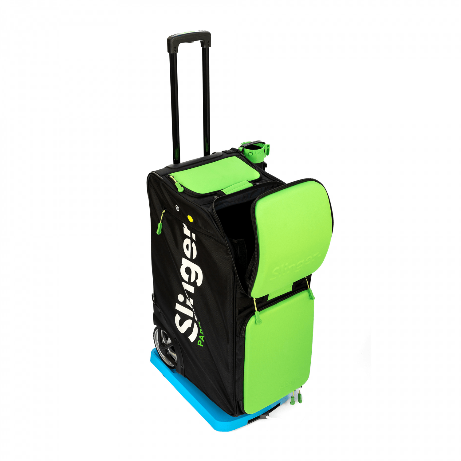 Maquina Lanza Pelotas SLINGER Padel Verde - Negro - Sur SportsAccesorios