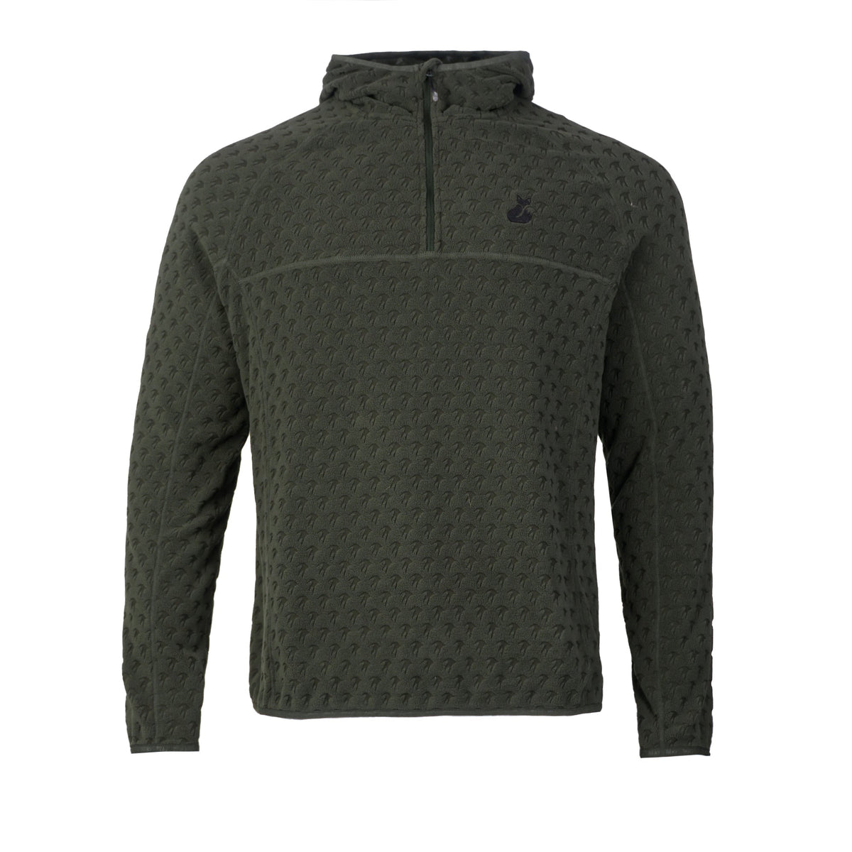 Micropolar con Gorro Tilki Temel - Verde Oliva