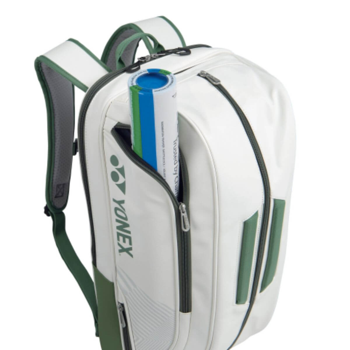 Mochila Yonex Expert 02312 Blanca - Verde 2023 - Sur SportsBolsos y Mochilas