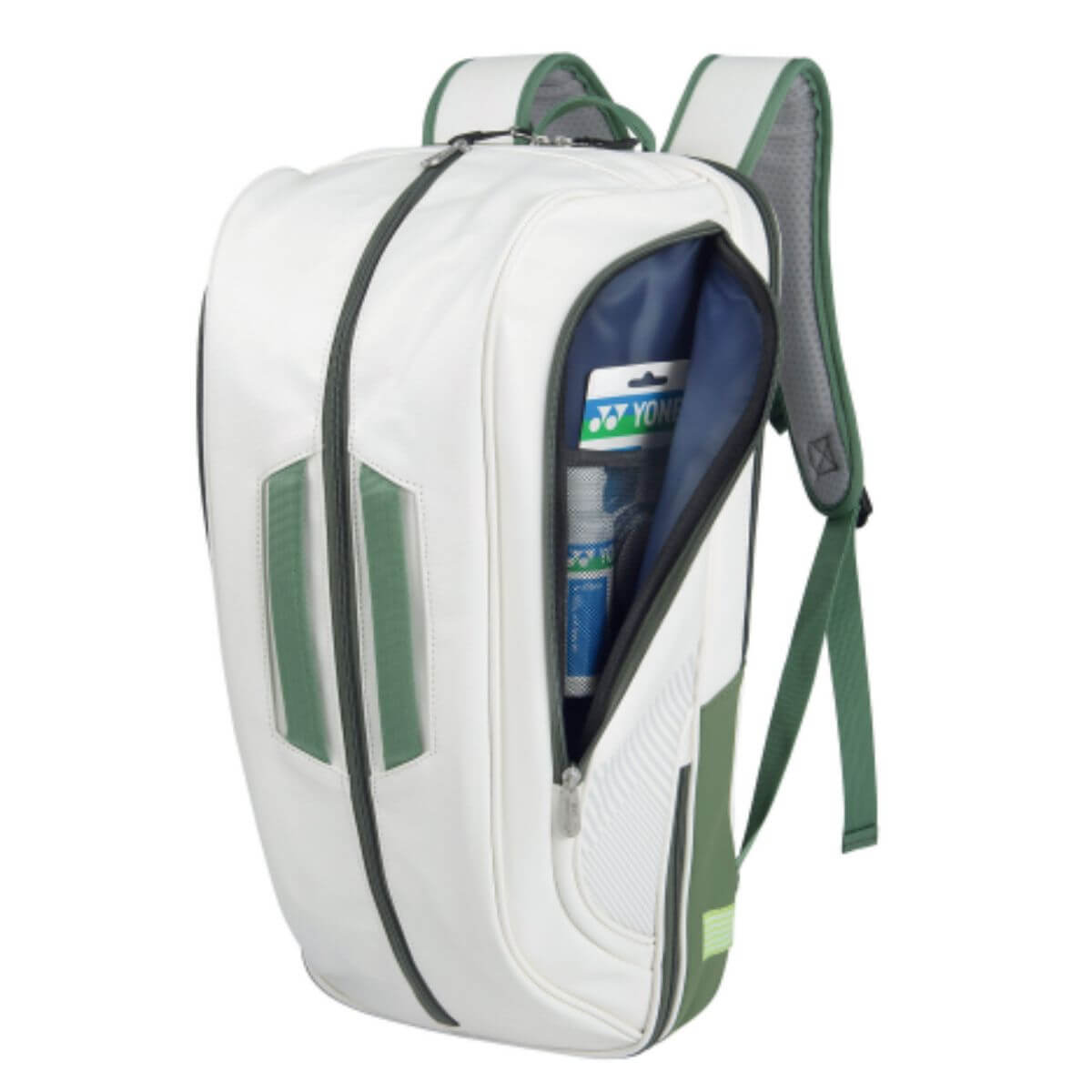Mochila Yonex Expert 02312 Blanca - Verde 2023 - Sur SportsBolsos y Mochilas