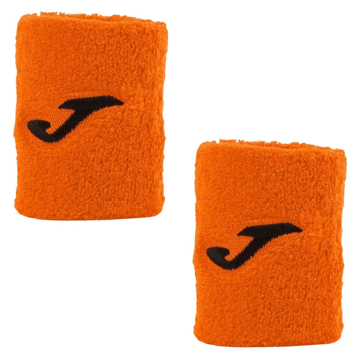 Muñequera Joma Corta Naranja Logo Negro X2 - Sur SportsAccesorios