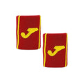 Muñequera Joma Game Corta Roja Franjas Amarillas X2