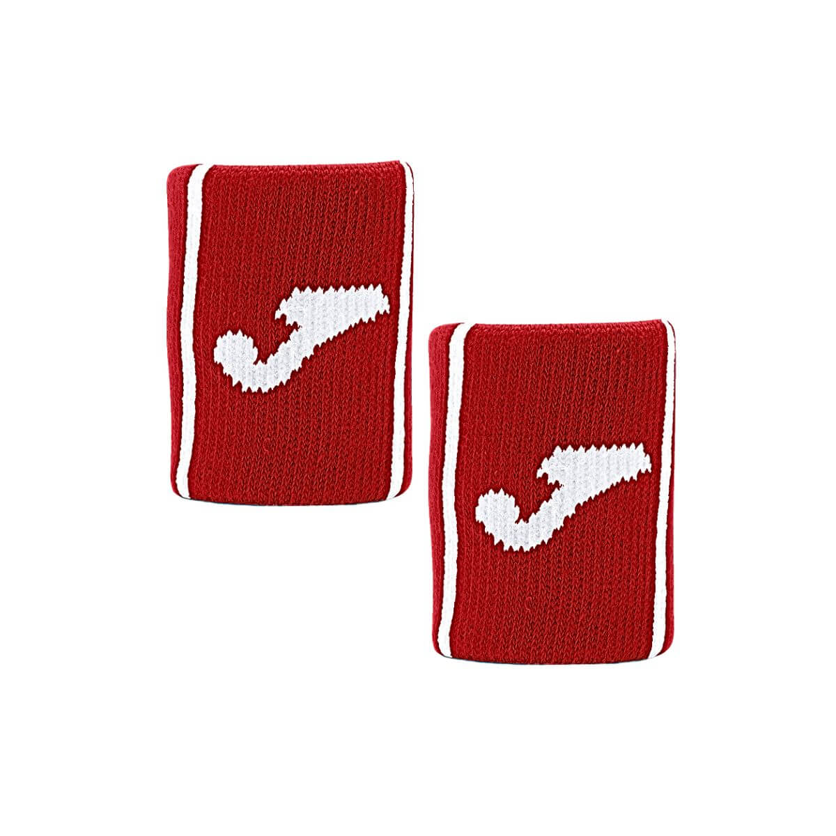 Muñequera Joma Game Corta Roja Franjas Blanca X2 - Sur SportsAccesorios