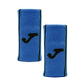 Muñequera Joma Game Larga Azul Logo Negro X2