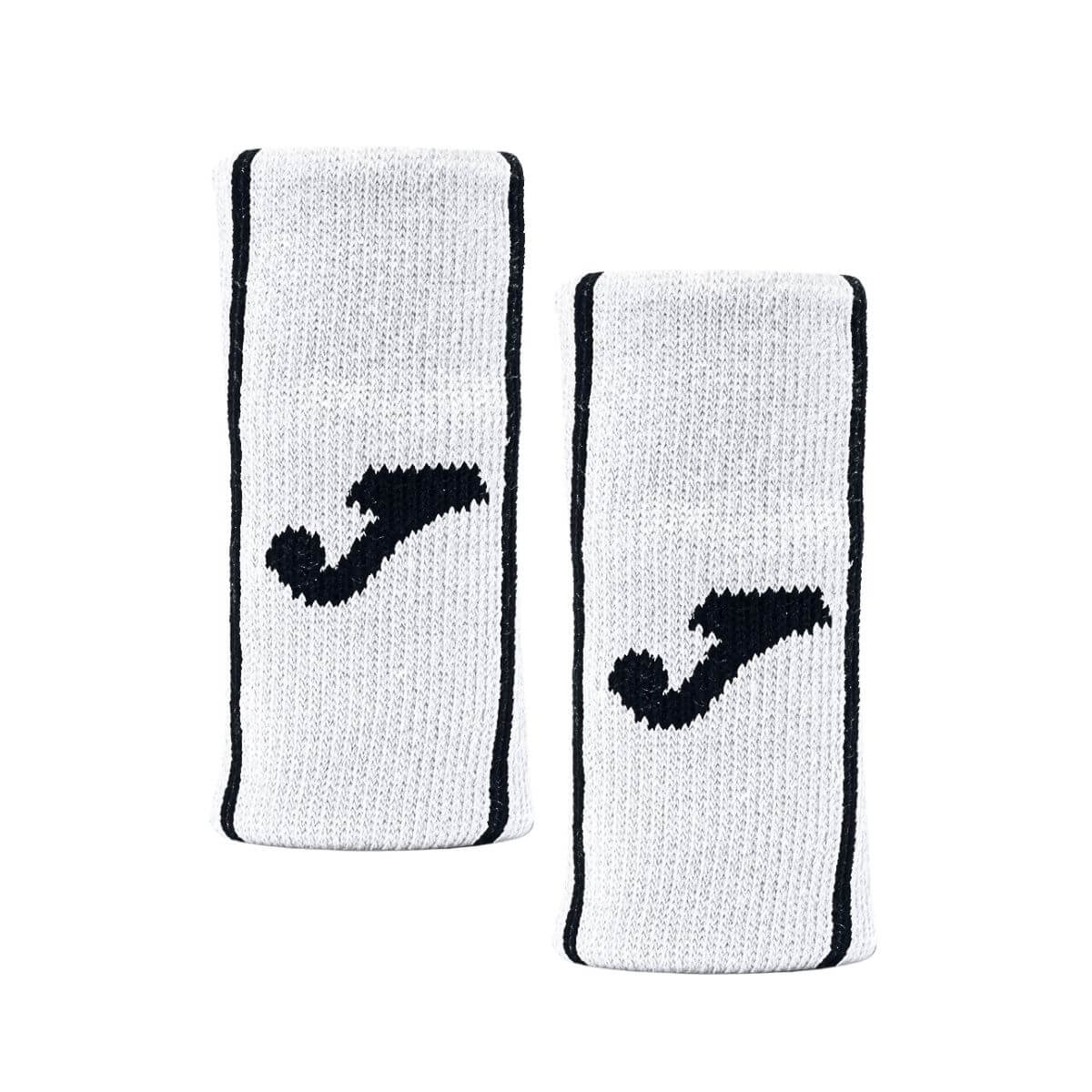 Muñequera Joma Game Larga Blanca Logo Negro X2 - Sur SportsAccesorios