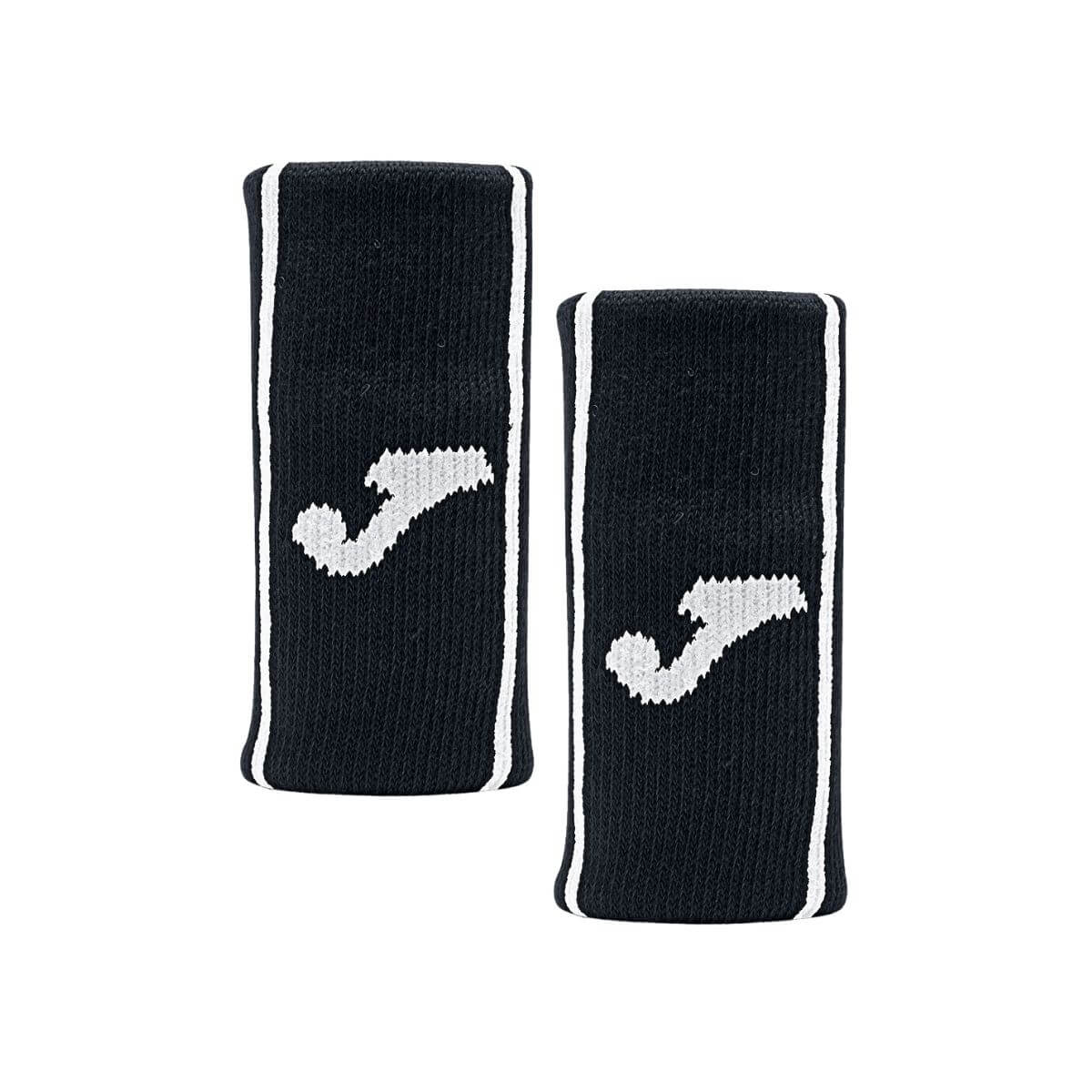 Muñequera Joma Game Larga Negra Logo Blanco X2 - Sur SportsAccesorios