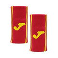 Muñequera Joma Game Larga Roja Logo Amarillo X2