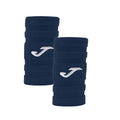 Muñequera Joma Slam Pro Relieves Azul Oscuro Logo Blanco X2