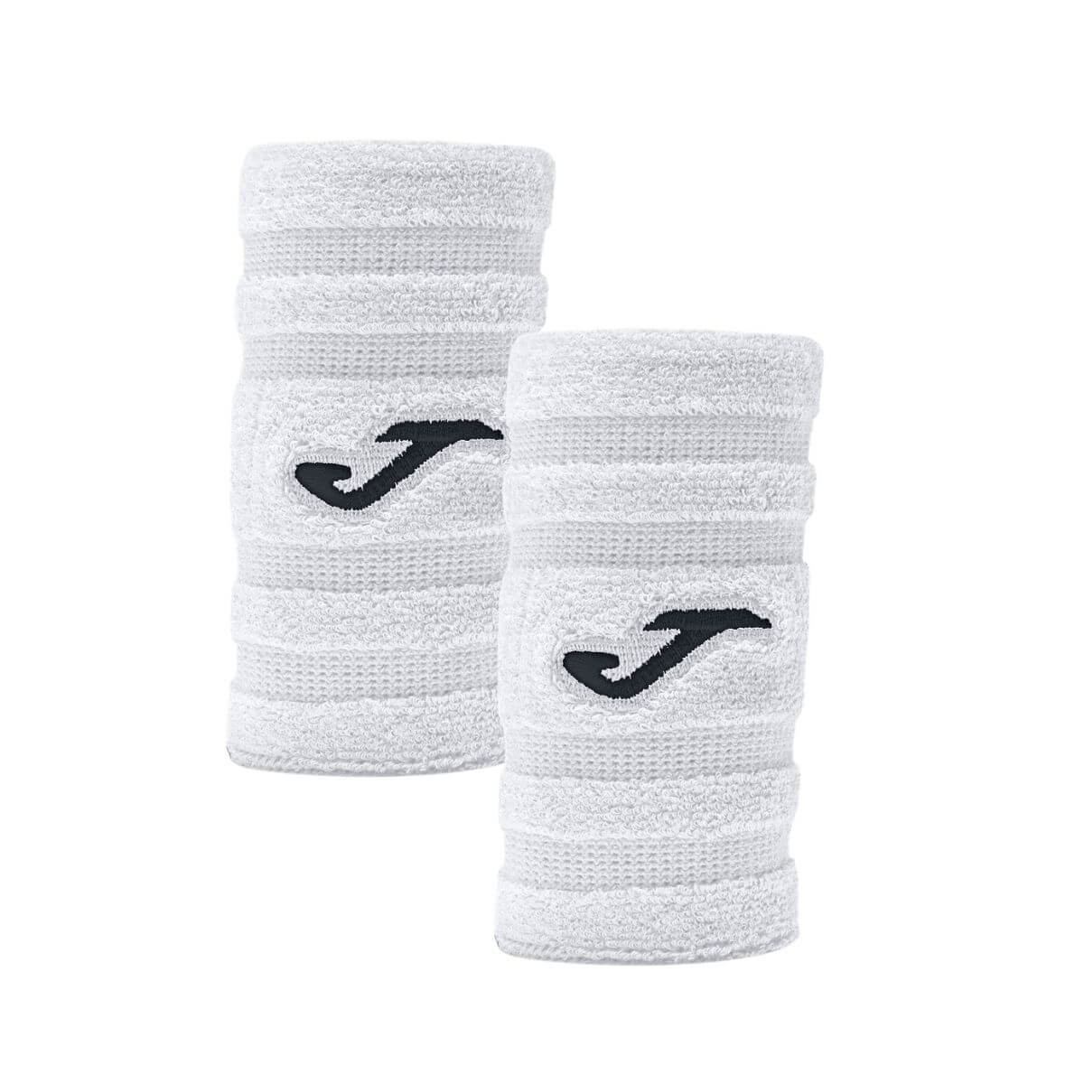 Muñequera Joma Slam Pro Relieves Blanca Logo Negro X2 - Sur SportsAccesorios
