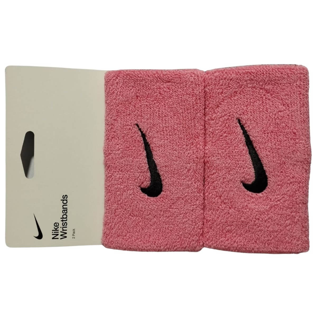 Muñequera Nike Premier Rosada Logo Negro X2 - Sur SportsAccesorios