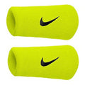 Muñequera Nike Premier Verde Fluor Logo Negro X2