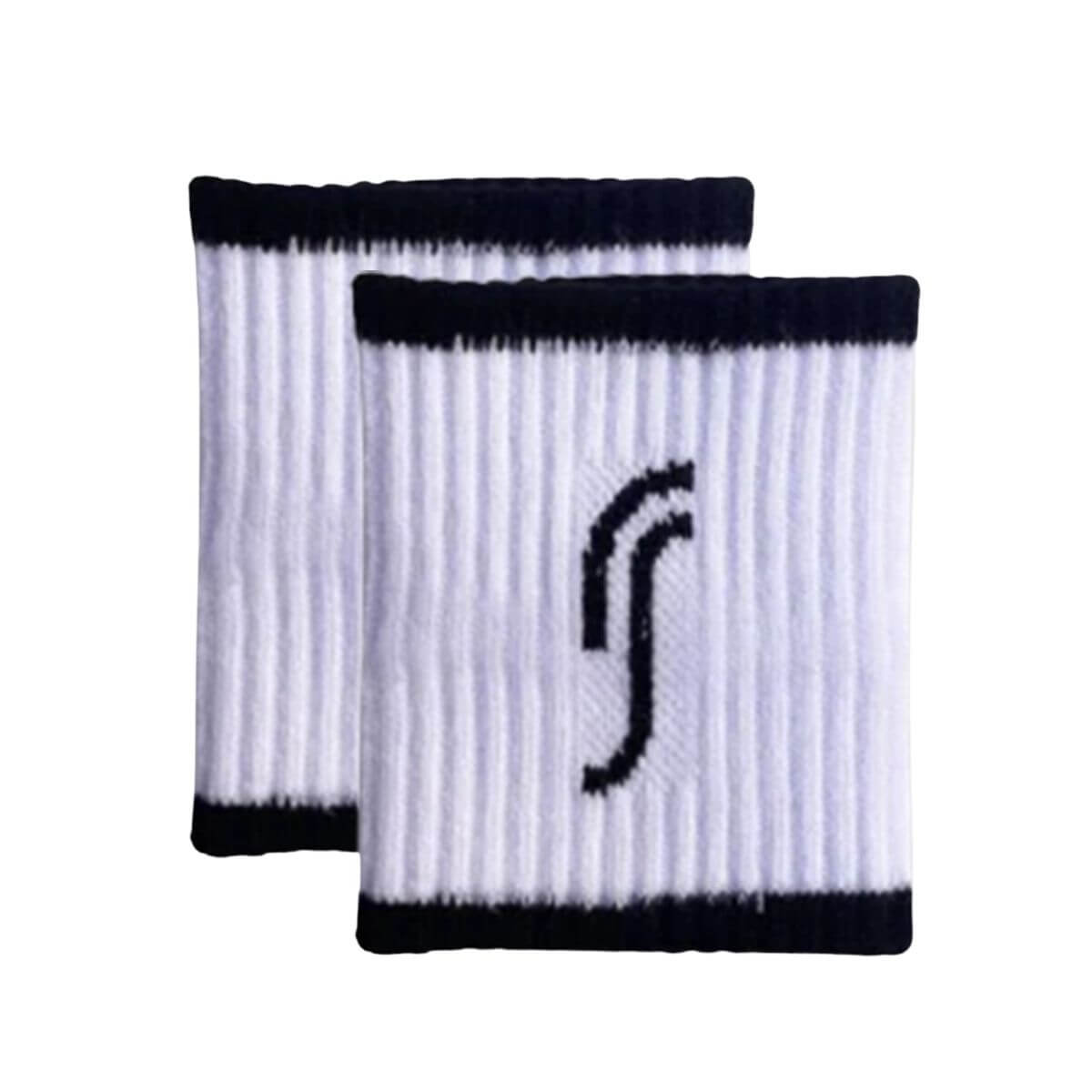 Muñequera Robin Soderling Blanca Línea Negro X2 - Sur SportsAccesorios