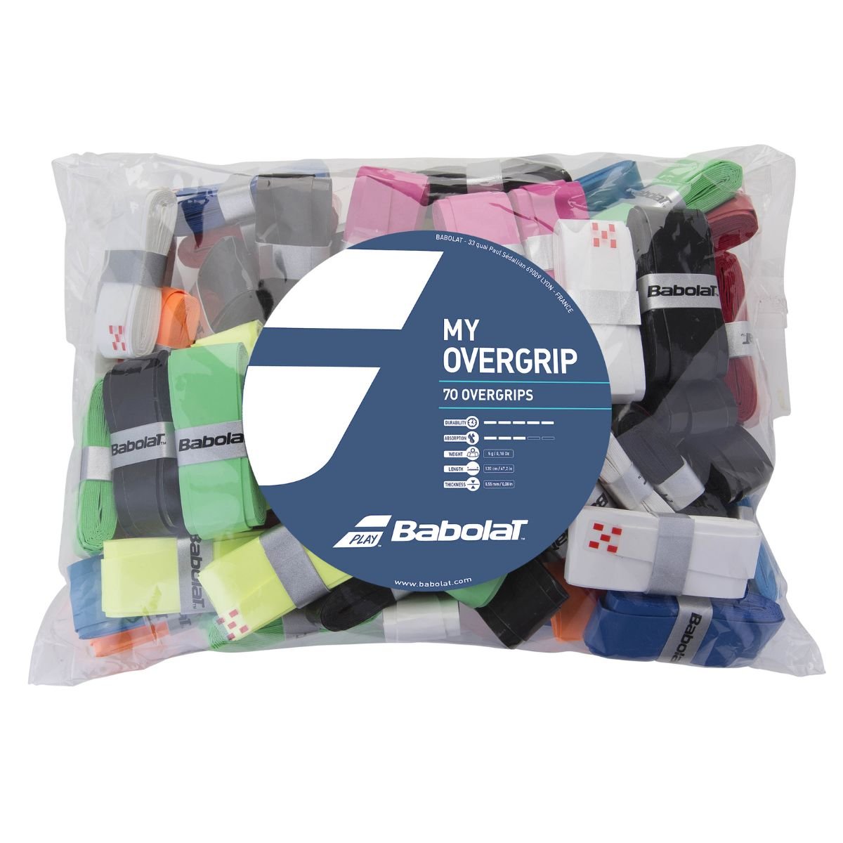 Overgrip Babolat My Overgrip Refill X70 - Sur SportsAccesorios
