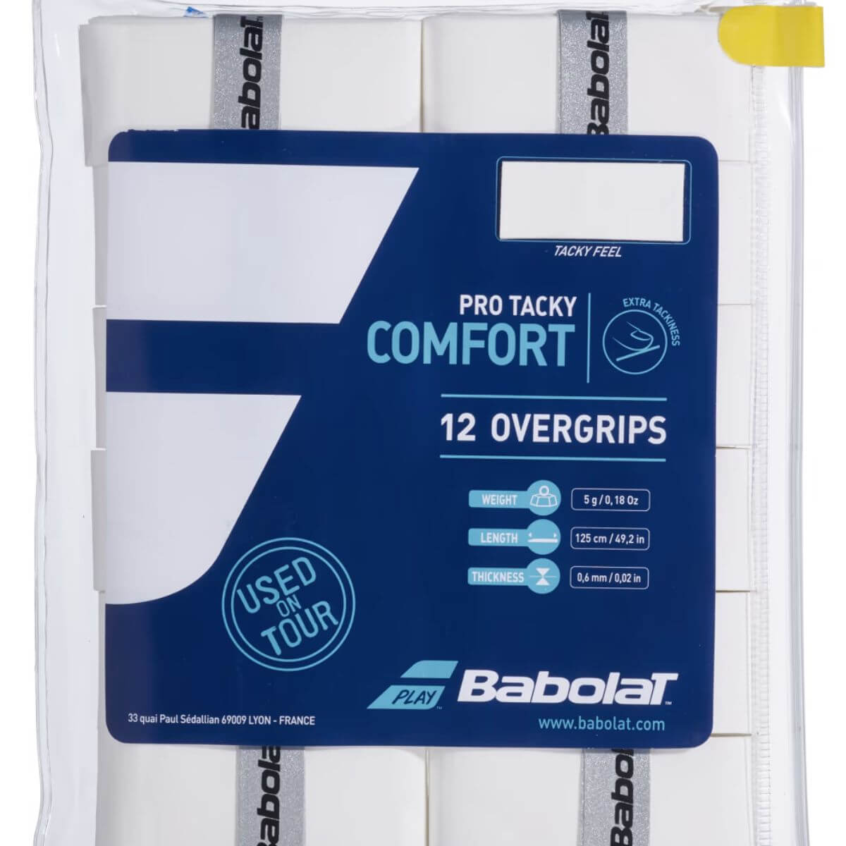 Overgrip Babolat Pro Tacky Comfort X12 - Sur SportsAccesorios