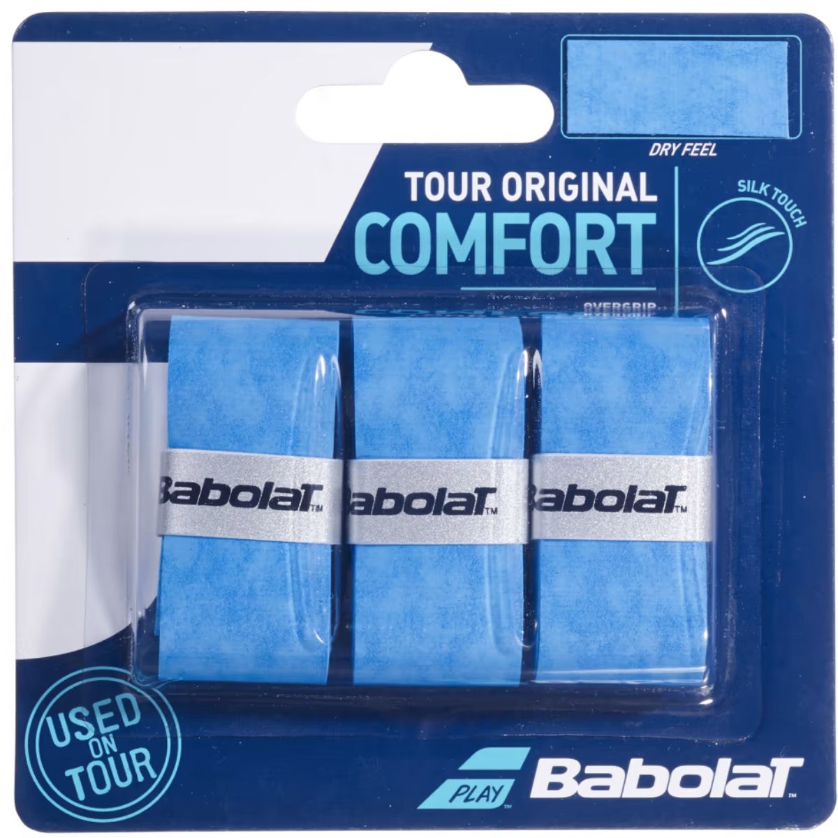 Overgrip Babolat Tour Original Comfort Azul x3 - Sur SportsAccesorios