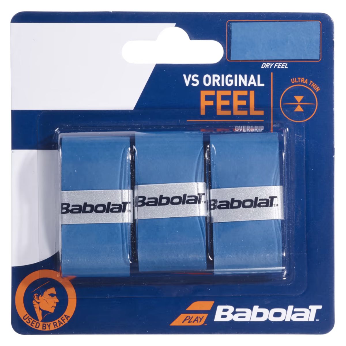 Overgrip Babolat Vs Original Feel Azul x3 - Sur SportsAccesorios