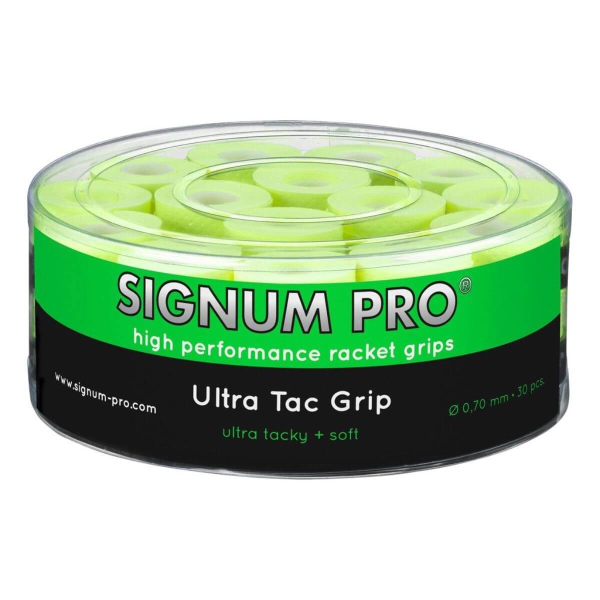 Overgrip Signum Pro Ultra Tac Grip Amarillo Intenso X30 - Sur SportsAccesorios
