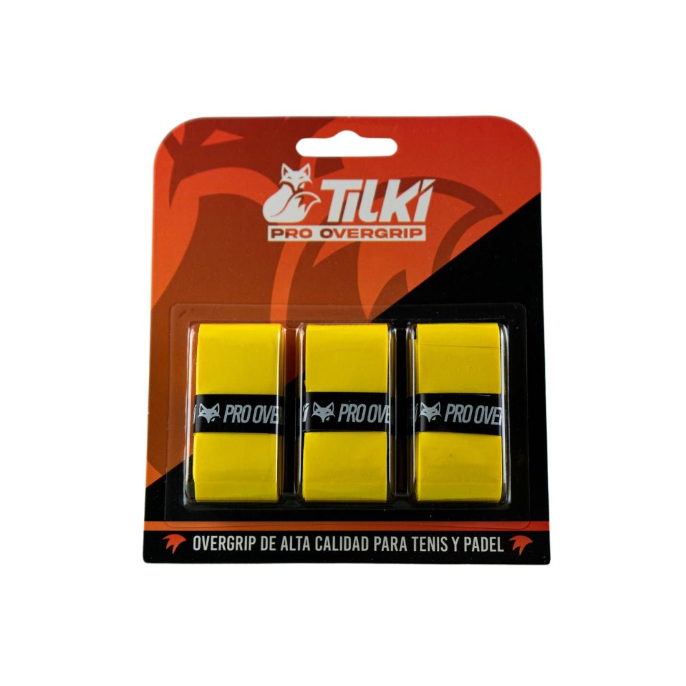 Overgrip Tilki Pro Amarillo X3 - Sur SportsAccesorios