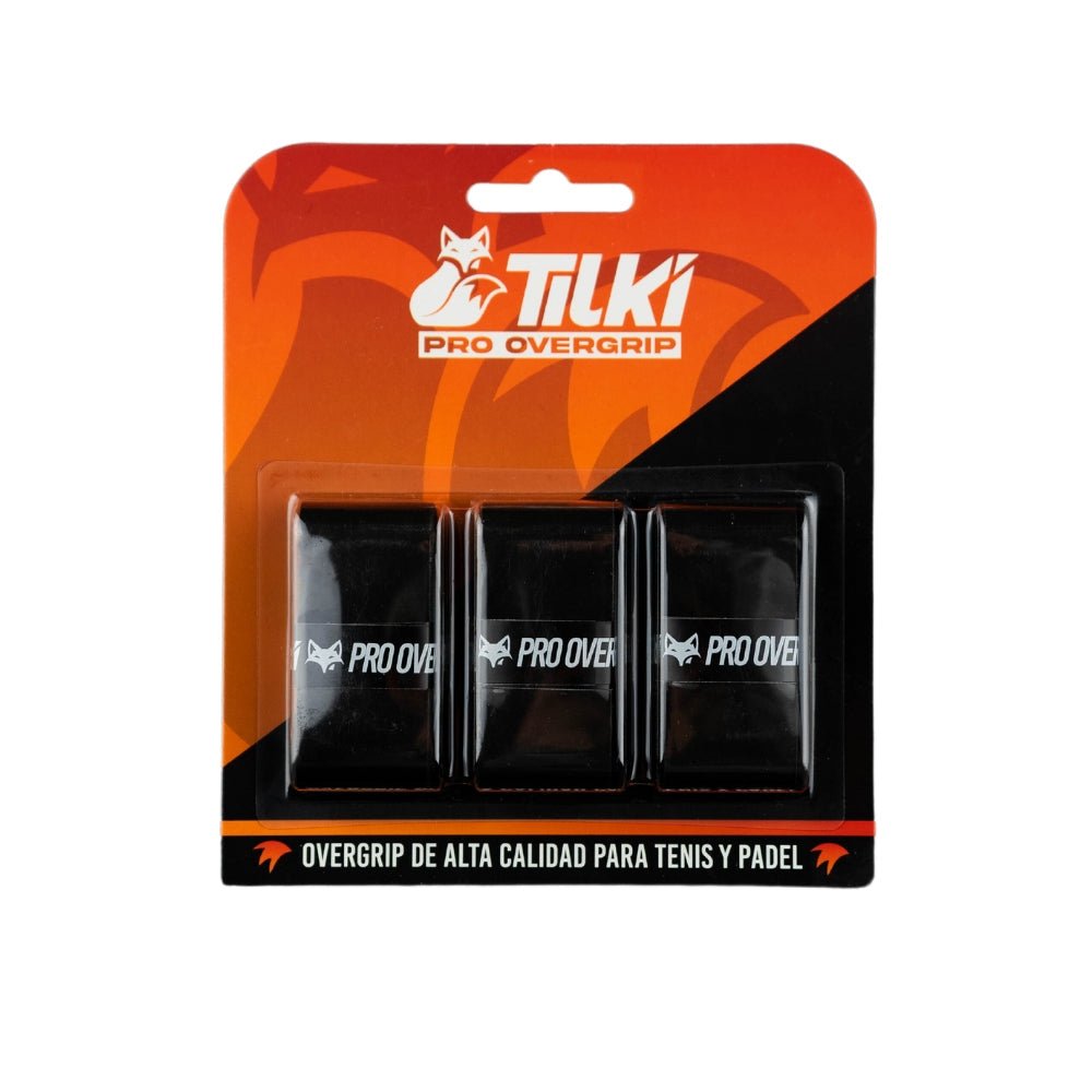 Overgrip Tilki Pro Negro X3 - Sur SportsAccesorios