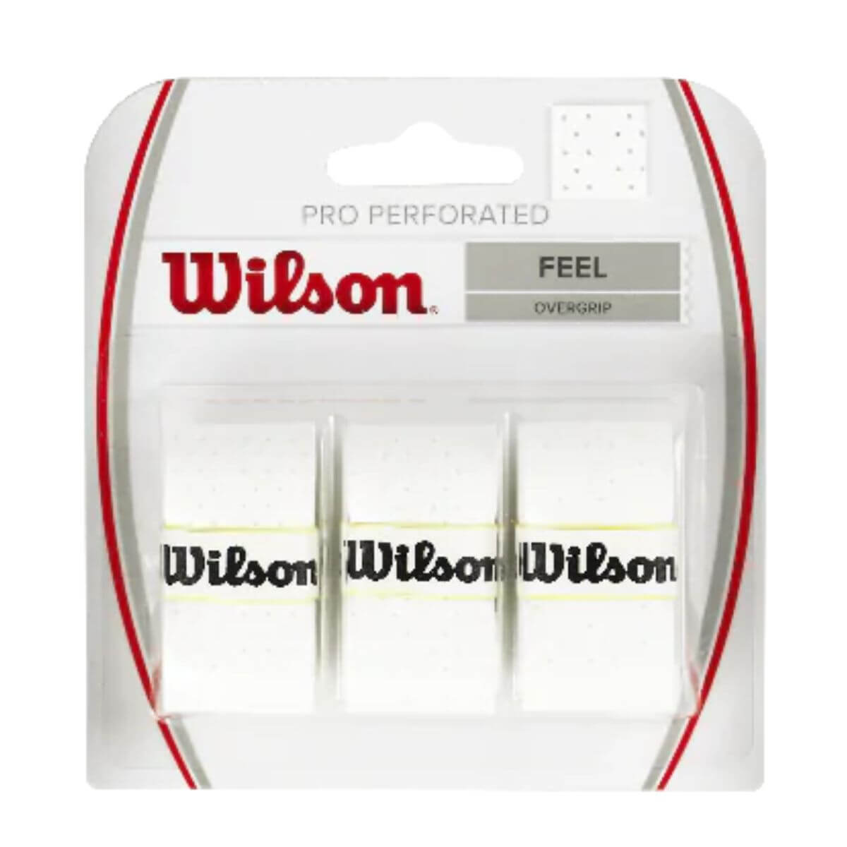 Overgrip Wilson Pro Perforated Blanco - Sur SportsAccesorios