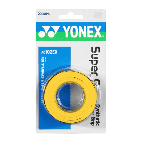 Overgrip Yonex Super Grap Amarillo X3 - Sur SportsAccesorios