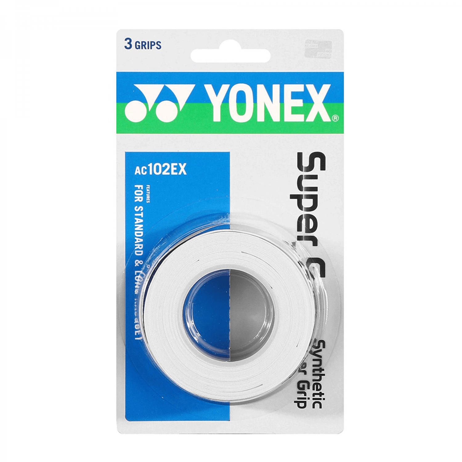 Overgrip Yonex Super Grap Blanco X3 - Sur SportsAccesorios