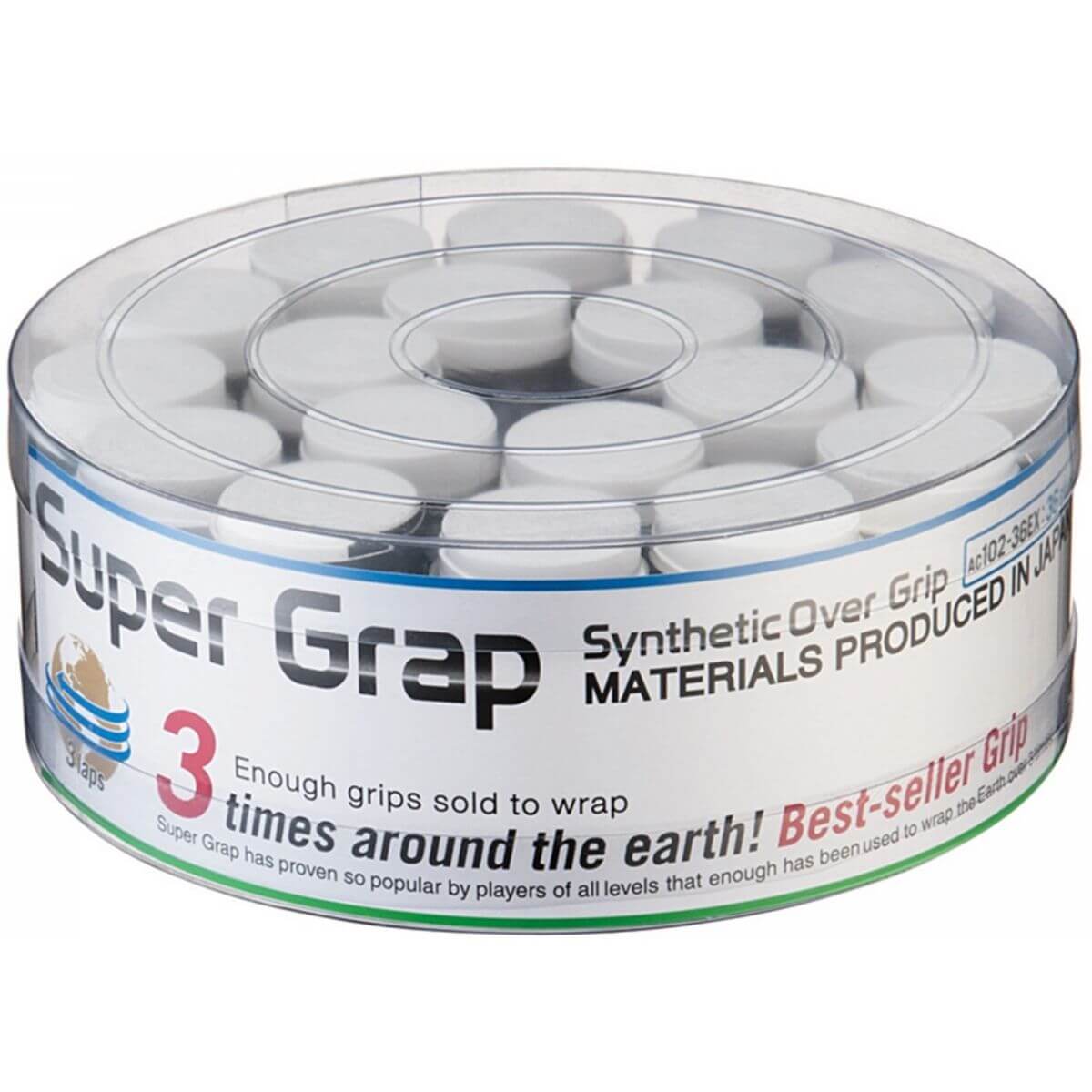 Overgrip Yonex Super Grap Blanco X36 - Sur SportsAccesorios