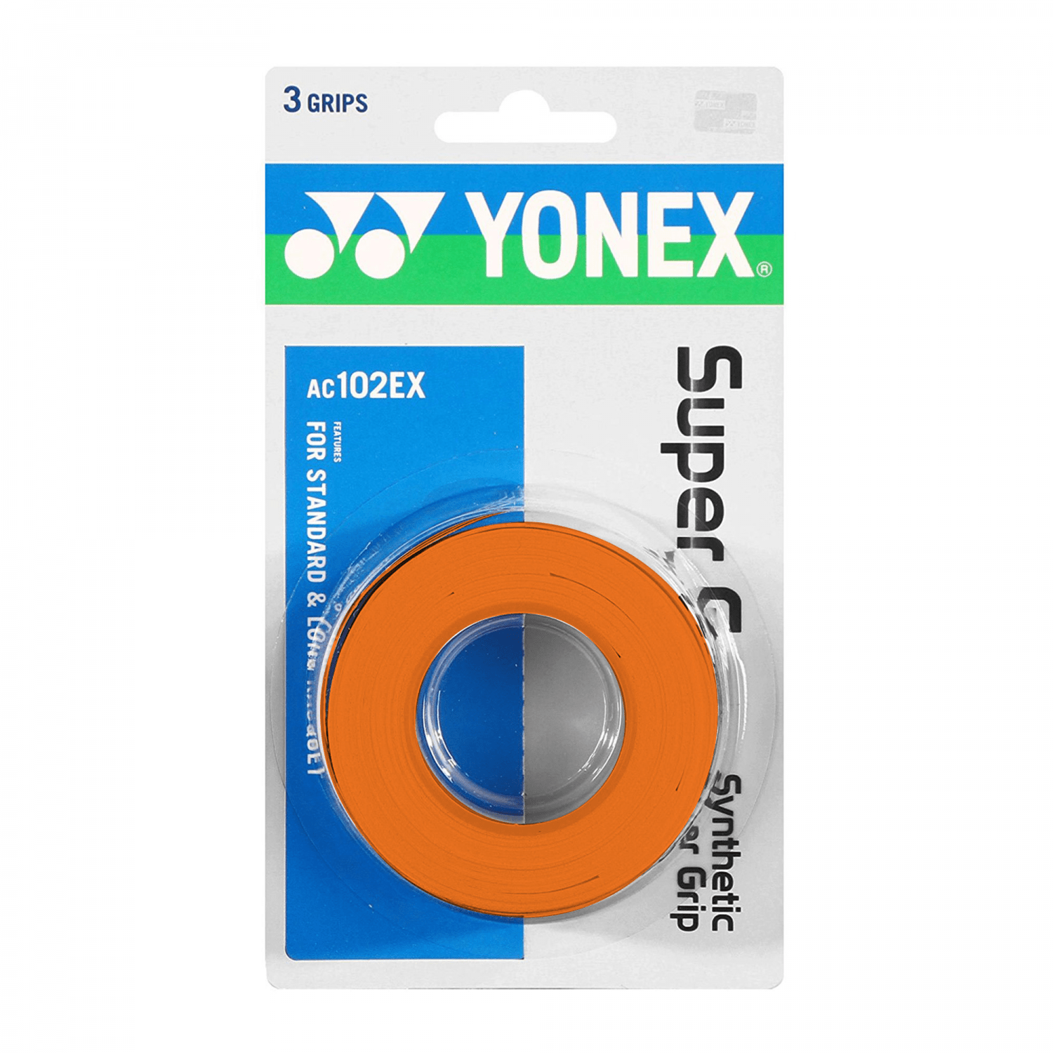 Overgrip Yonex Super Grap Naranjo X3 - Sur SportsAccesorios