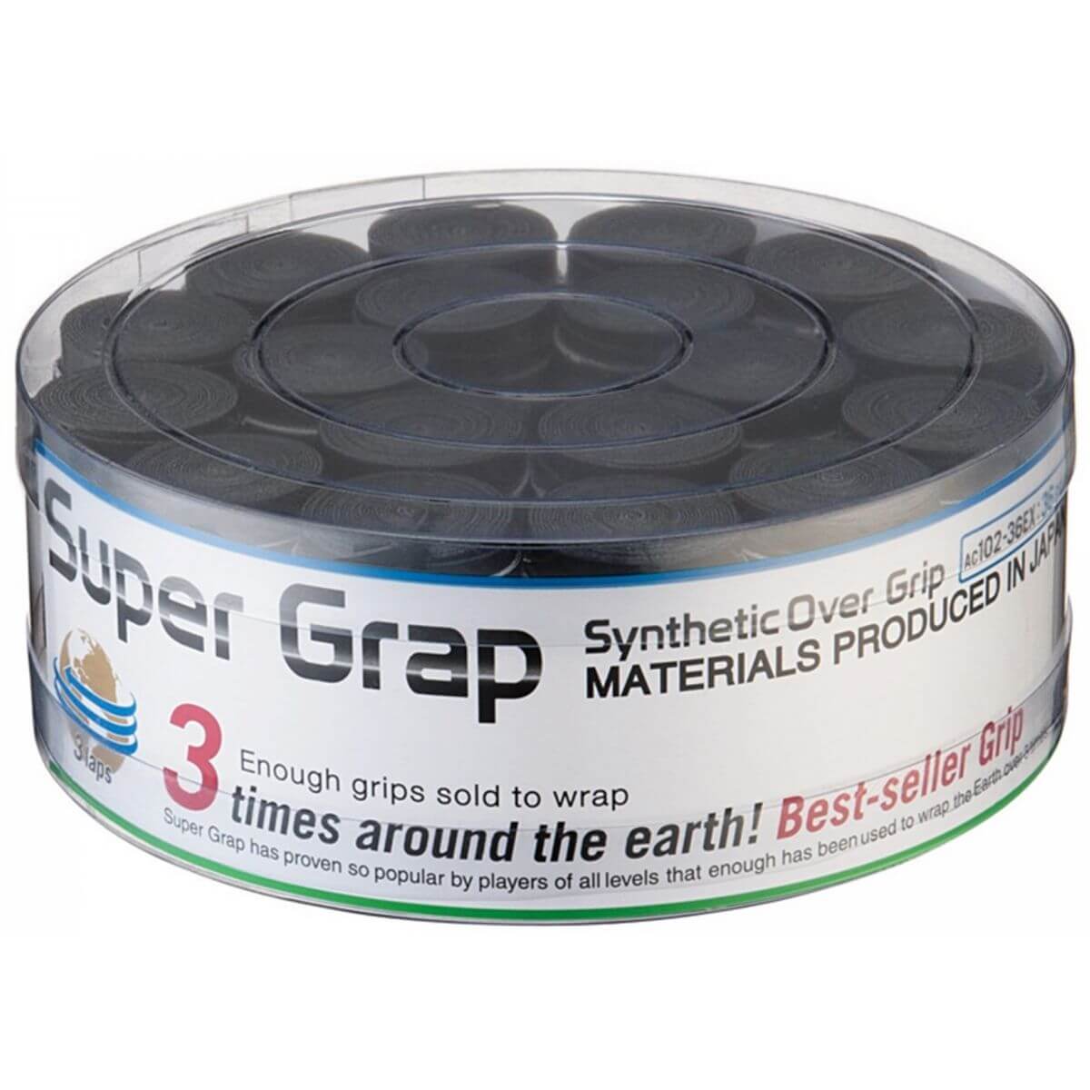 Overgrip Yonex Super Grap Negro X36 - Sur SportsAccesorios