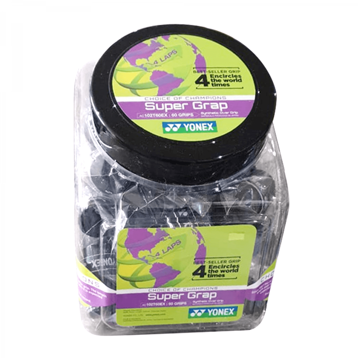 Overgrip Yonex Super Grap Negro X60 - Sur SportsAccesorios