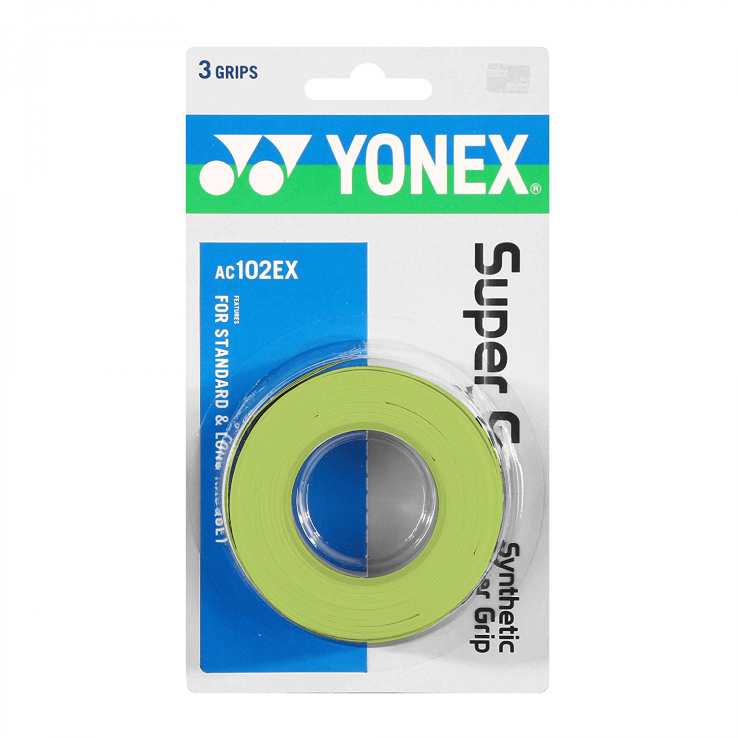 Overgrip Yonex Super Grap Verde Limón X3 - Sur SportsAccesorios