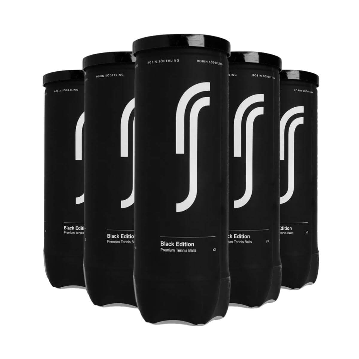 Pack Tarros Pelota de Tenis Robin Soderling Black Edition X3 – 12 Unidades - Sur SportsPelotas