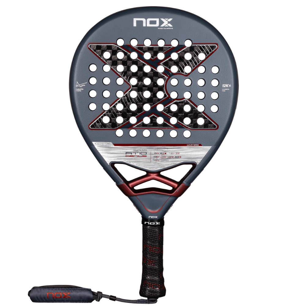 Pala de Padel At10 Genius 12K by Agustin Tapia 2025 + Tarro de pelotas +Overgrip + Protector - Sur SportsPalas