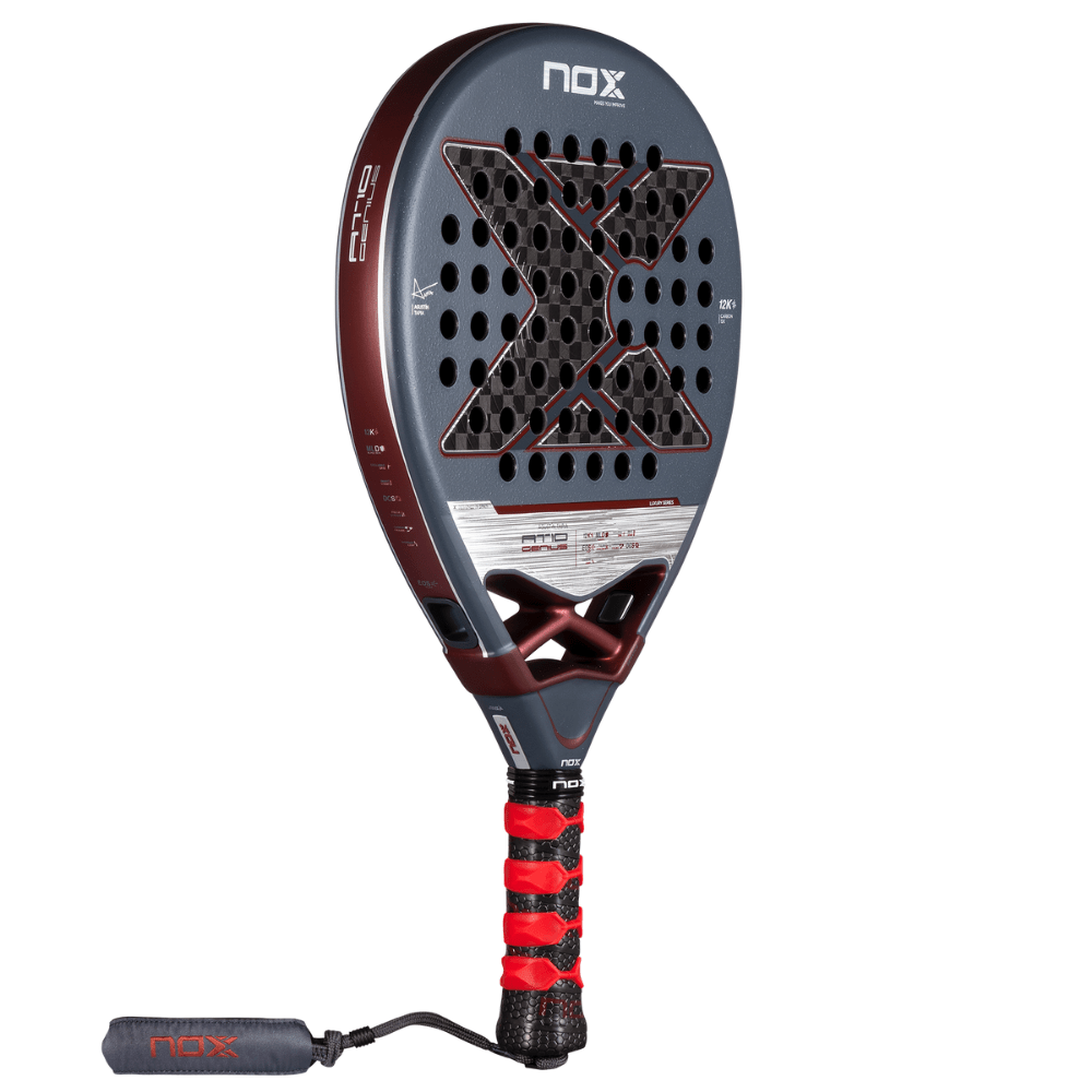Pala de Padel At10 Genius 12K by Agustin Tapia 2025 + Tarro de pelotas +Overgrip + Protector - Sur SportsPalas