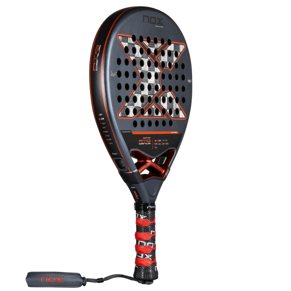 Pala de Padel At10 Genius 18K by Agustin Tapia 2025 + Tarro de pelotas +Overgrip + Protector - Sur SportsPalas