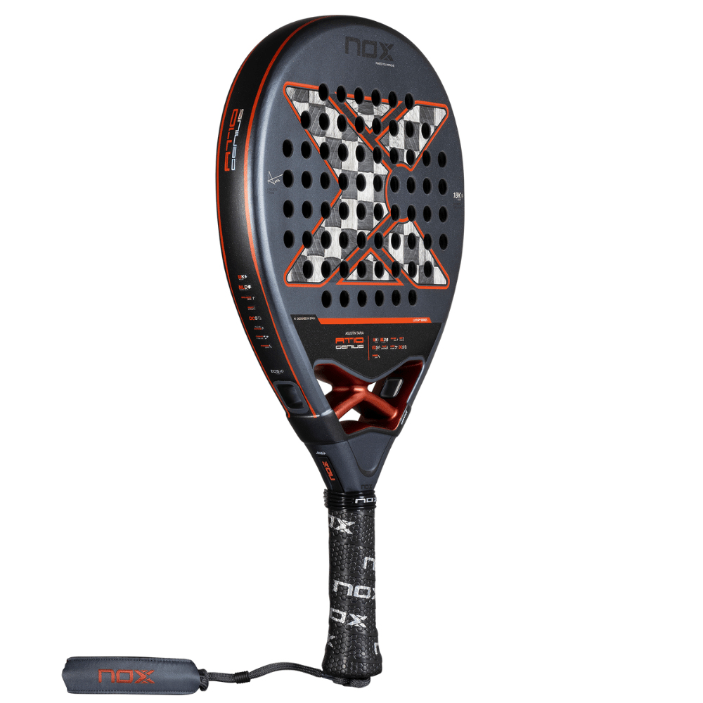 Pala de Padel At10 Genius 18K by Agustin Tapia 2025 + Tarro de pelotas +Overgrip + Protector - Sur SportsPalas