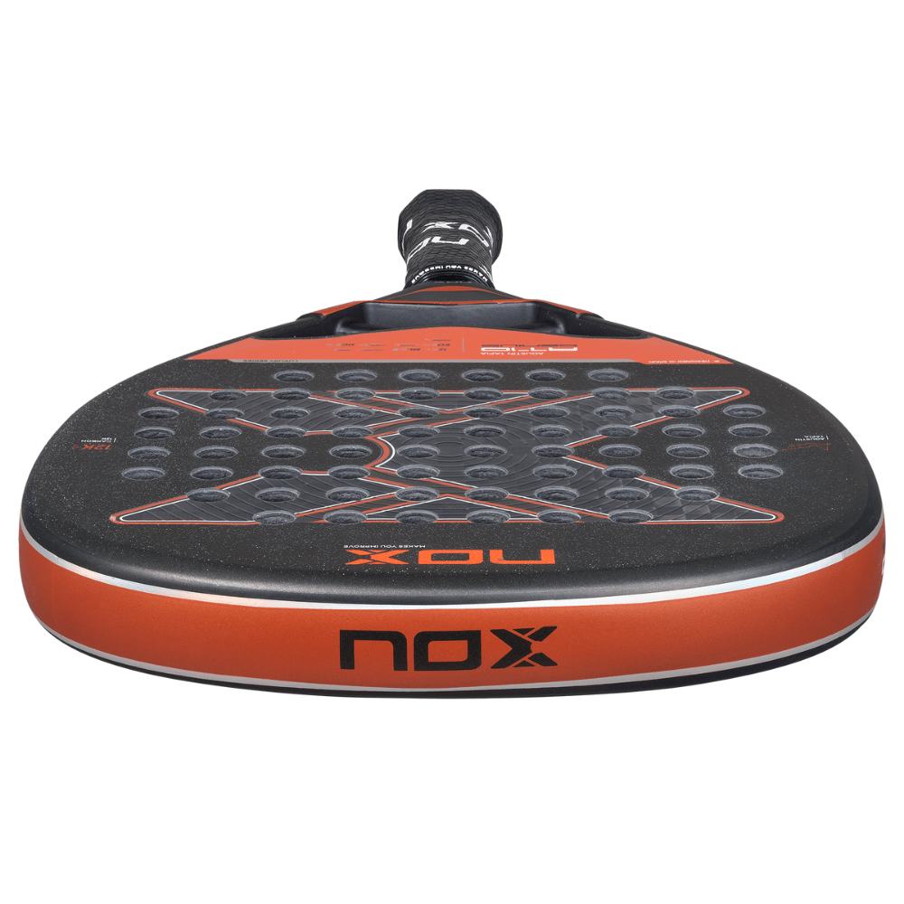 Pala de Padel At10 Genius Attack 12K by Agustin Tapia 2025 + Tarro de pelotas +Overgrip + Protector - Sur SportsPalas