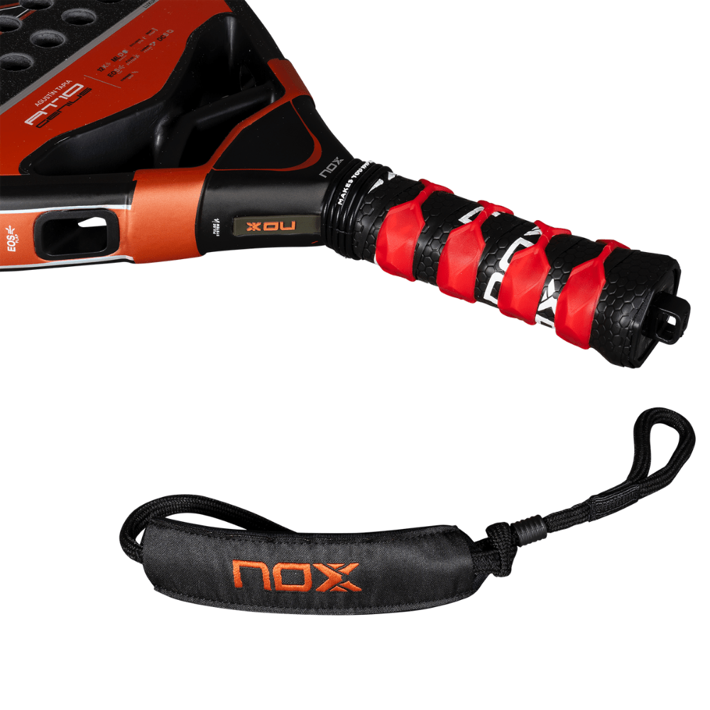 Pala de Padel At10 Genius Attack 12K by Agustin Tapia 2025 + Tarro de pelotas +Overgrip + Protector - Sur SportsPalas