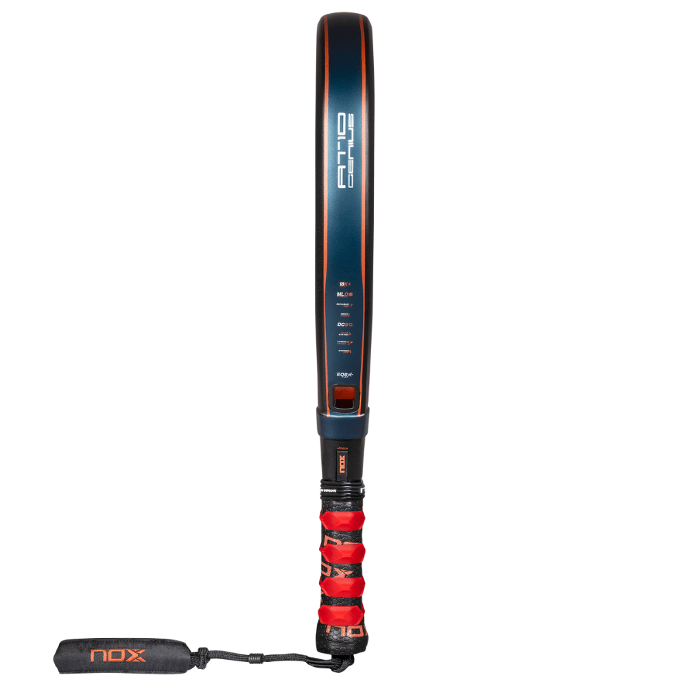 Pala de Padel At10 Genius Attack 18K Alum by Agustin Tapia 2025 + Tarro de pelotas +Overgrip + Protector - Sur SportsPalas