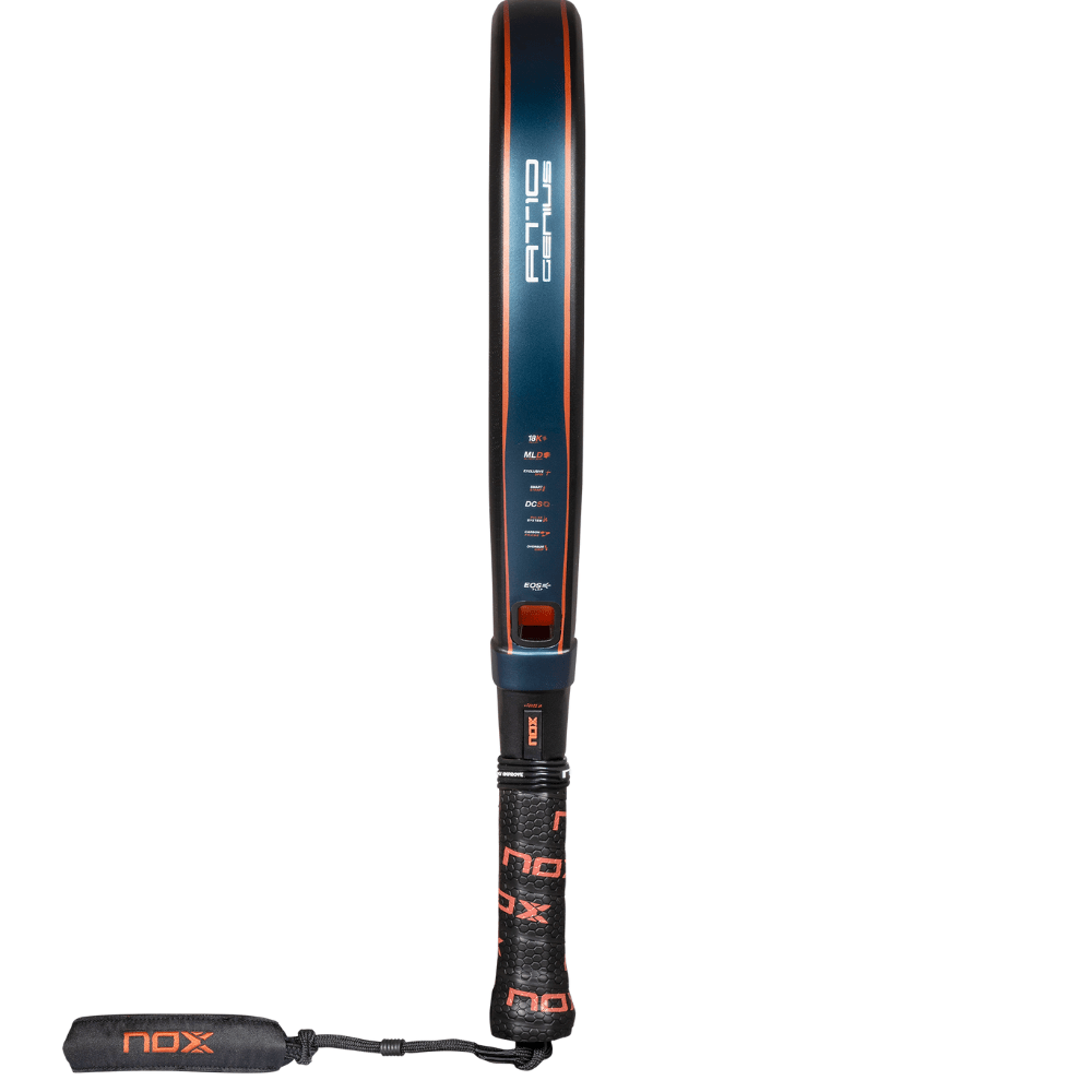 Pala de Padel At10 Genius Attack 18K Alum by Agustin Tapia 2025 + Tarro de pelotas +Overgrip + Protector - Sur SportsPalas