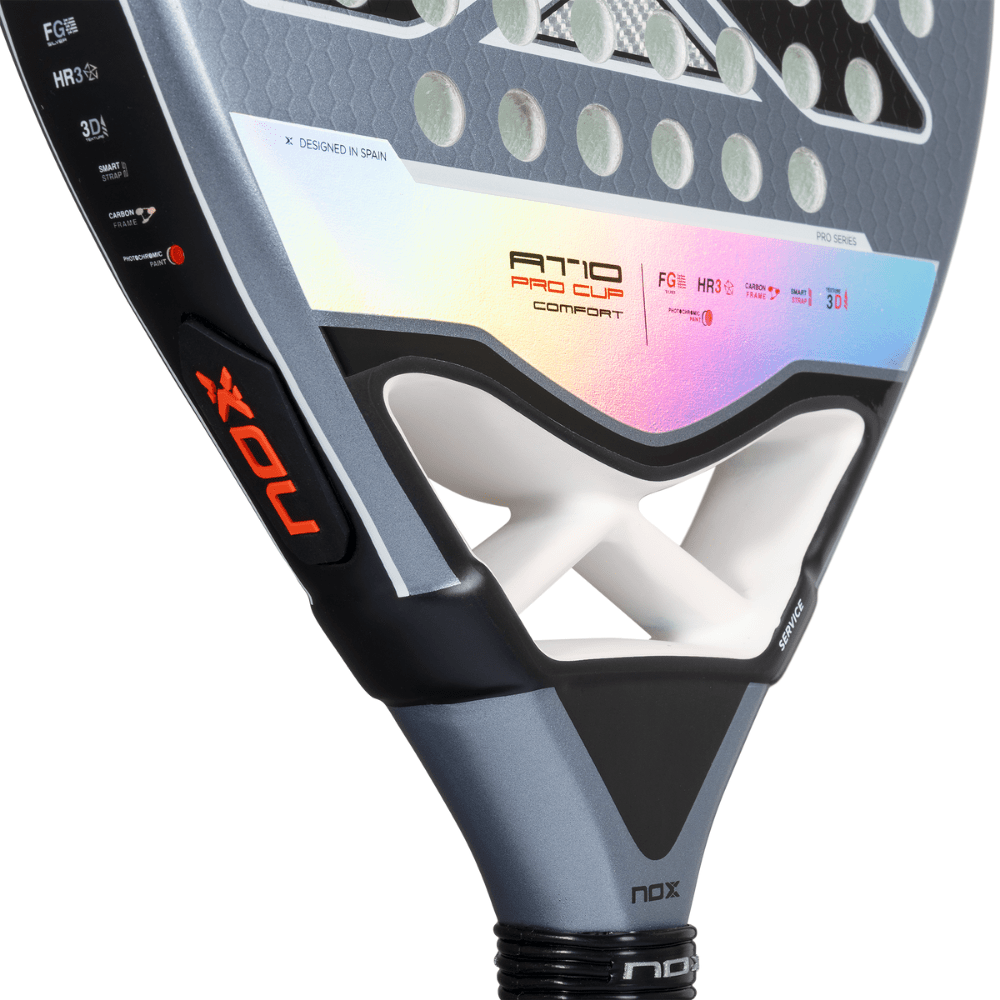 Pala de Padel At10 Pro Cup Comfort by Agustin Tapia 2025 + Tarro de pelotas +Overgrip + Protector - Sur SportsPalas