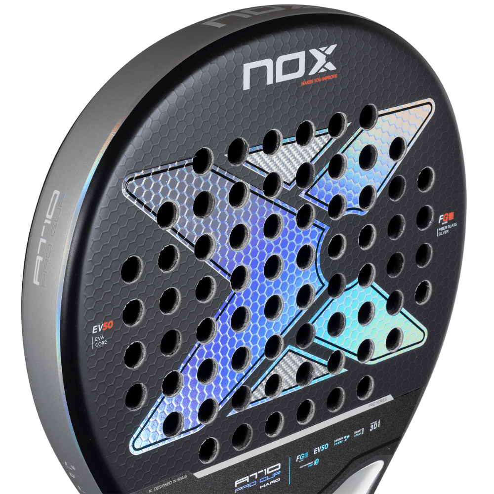 Pala de Padel At10 Pro Cup Hard by Agustin Tapia 2025 + Tarro de pelotas +Overgrip + Protector - Sur SportsPalas