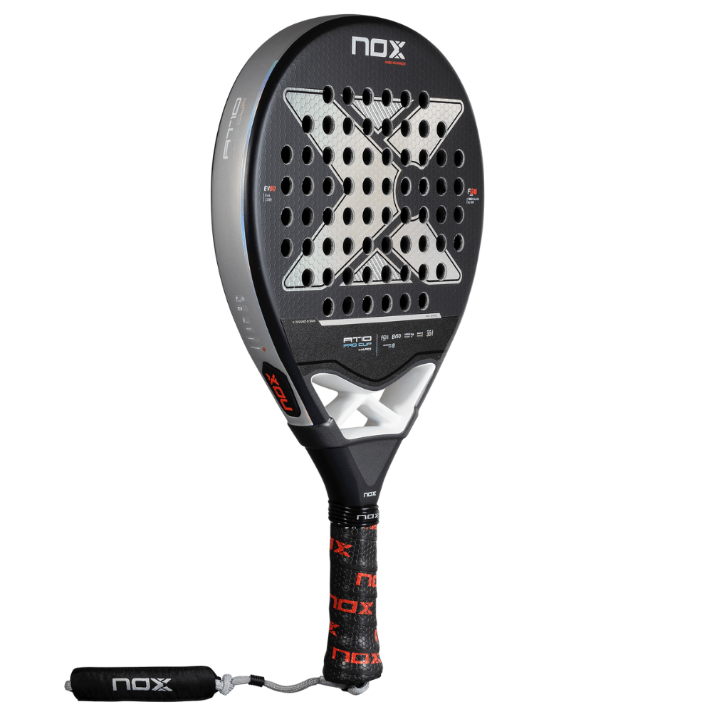 Pala de Padel At10 Pro Cup Hard by Agustin Tapia 2025 + Tarro de pelotas +Overgrip + Protector - Sur SportsPalas