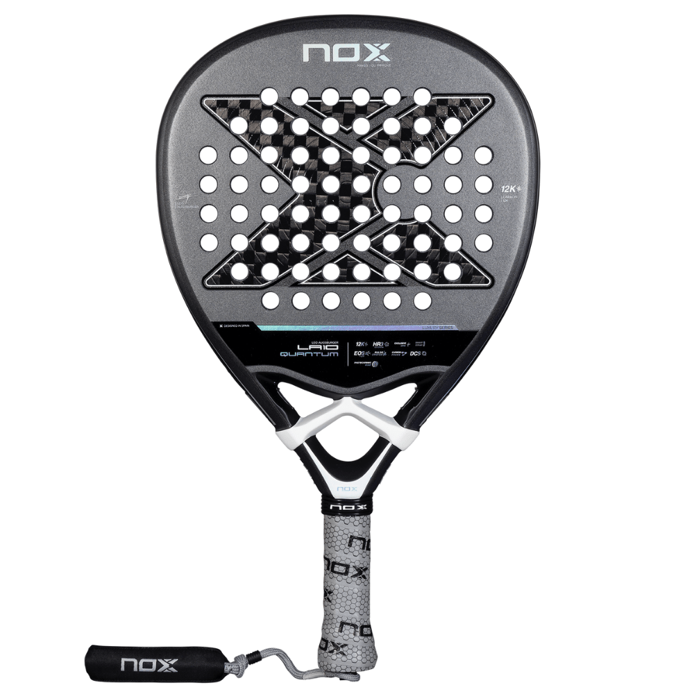 Pala de Padel La10 Quantum 12K by Leo Augsburguer 2025 + Tarro de pelotas +Overgrip + Protector - Sur SportsPalas