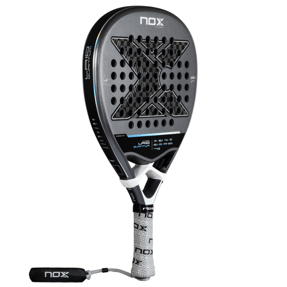 Pala de Padel La10 Quantum 12K by Leo Augsburguer 2025 + Tarro de pelotas +Overgrip + Protector - Sur SportsPalas