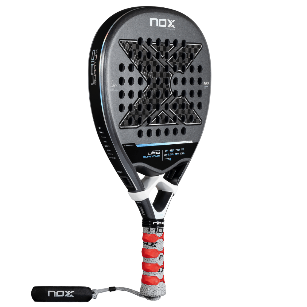 Pala de Padel La10 Quantum 12K by Leo Augsburguer 2025 + Tarro de pelotas +Overgrip + Protector - Sur SportsPalas
